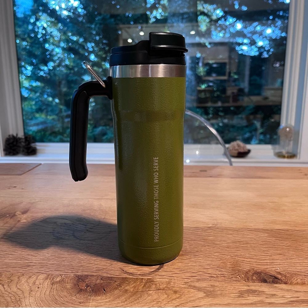 Stanley Green Coffee/Tea Thermos Travel Mug
